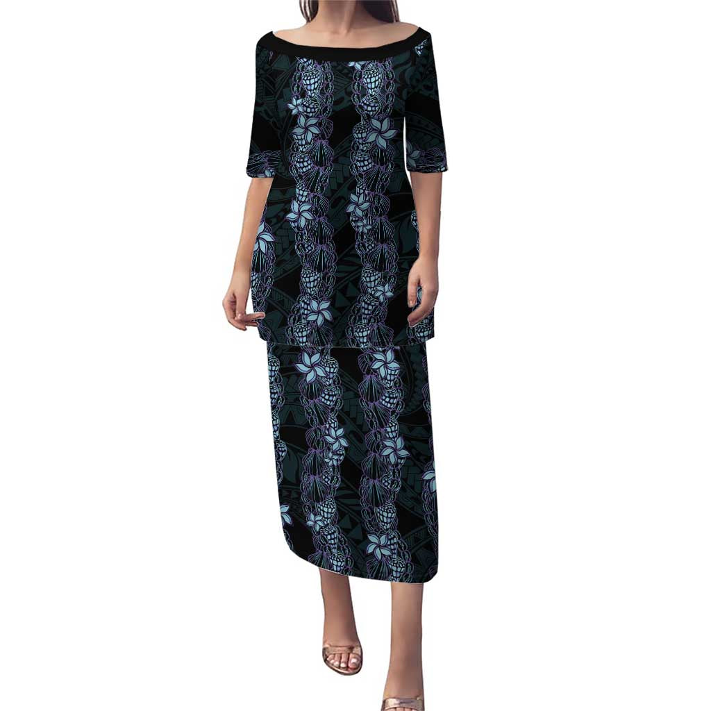 Purple Paradise Hawaii Shell Lei Puletasi Hawaiian Sunrise Shell Hebrew Cone Plumeria - Polynesian Pride