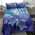 Polynesia Sea Turtle Bedding Set Happy Valentine Day Polynesian - Dark Cyan LT14 - Polynesian Pride