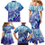 Polynesia Sea Turtle Family Matching Mermaid Dress and Hawaiian Shirt Happy Valentine Day Polynesian - Dark Cyan LT14 - Polynesian Pride