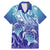 Polynesia Sea Turtle Family Matching Mermaid Dress and Hawaiian Shirt Happy Valentine Day Polynesian - Dark Cyan LT14 Dad's Shirt - Short Sleeve Dark Cyan - Polynesian Pride