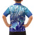 Polynesia Sea Turtle Family Matching Short Sleeve Bodycon Dress and Hawaiian Shirt Happy Valentine Day Polynesian - Dark Cyan LT14 - Polynesian Pride