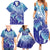 Polynesia Sea Turtle Family Matching Summer Maxi Dress and Hawaiian Shirt Happy Valentine Day Polynesian - Dark Cyan LT14 - Polynesian Pride