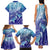 Polynesia Sea Turtle Family Matching Tank Maxi Dress and Hawaiian Shirt Happy Valentine Day Polynesian - Dark Cyan LT14 - Polynesian Pride