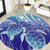 Polynesia Sea Turtle Round Carpet Happy Valentine Day Polynesian - Dark Cyan LT14 Dark Cyan - Polynesian Pride