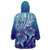 Polynesia Sea Turtle Wearable Blanket Hoodie Happy Valentine Day Polynesian - Dark Cyan LT14 - Polynesian Pride