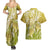 Polynesia Sea Turtle Couples Matching Summer Maxi Dress and Hawaiian Shirt Happy Valentine Day Polynesian - Gold LT14 - Polynesian Pride