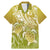 Polynesia Sea Turtle Family Matching Mermaid Dress and Hawaiian Shirt Happy Valentine Day Polynesian - Gold LT14 Dad's Shirt - Short Sleeve Gold - Polynesian Pride