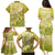 Polynesia Sea Turtle Family Matching Puletasi Dress and Hawaiian Shirt Happy Valentine Day Polynesian - Gold LT14 - Polynesian Pride