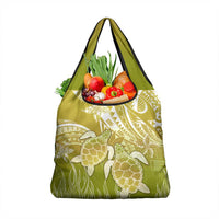 Polynesia Sea Turtle Grocery Bag Happy Valentine Day Polynesian - Gold LT14 1-pack One Size Gold - Polynesian Pride