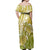 Polynesia Sea Turtle Off Shoulder Maxi Dress Happy Valentine Day Polynesian - Gold LT14 - Polynesian Pride