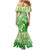 Polynesia Sea Turtle Family Matching Mermaid Dress and Hawaiian Shirt Happy Valentine Day Polynesian - Green LT14 - Polynesian Pride