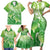 Polynesia Sea Turtle Family Matching Short Sleeve Bodycon Dress and Hawaiian Shirt Happy Valentine Day Polynesian - Green LT14 - Polynesian Pride