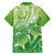 Polynesia Sea Turtle Family Matching Short Sleeve Bodycon Dress and Hawaiian Shirt Happy Valentine Day Polynesian - Green LT14 - Polynesian Pride