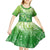 Polynesia Sea Turtle Kid Short Sleeve Dress Happy Valentine Day Polynesian - Green LT14 - Polynesian Pride