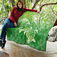 Polynesia Sea Turtle Quilt Happy Valentine Day Polynesian - Green LT14 - Polynesian Pride