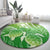 Polynesia Sea Turtle Round Carpet Happy Valentine Day Polynesian - Green LT14 - Polynesian Pride