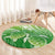 Polynesia Sea Turtle Round Carpet Happy Valentine Day Polynesian - Green LT14 - Polynesian Pride