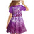 Polynesia Valentine Day Family Matching Mermaid Dress and Hawaiian Shirt Polynesian Sea Turtle Purple Version LT14 - Polynesian Pride