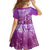 Polynesia Valentine Day Family Matching Off Shoulder Maxi Dress and Hawaiian Shirt Polynesian Sea Turtle Purple Version LT14 - Polynesian Pride