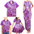 Polynesia Valentine Day Family Matching Tank Maxi Dress and Hawaiian Shirt Polynesian Sea Turtle Purple Version LT14 - Polynesian Pride