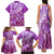 Polynesia Valentine Day Family Matching Tank Maxi Dress and Hawaiian Shirt Polynesian Sea Turtle Purple Version LT14 - Polynesian Pride