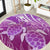 Polynesia Valentine Day Round Carpet Polynesian Sea Turtle Purple Version LT14 Purple - Polynesian Pride