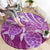 Polynesia Valentine Day Round Carpet Polynesian Sea Turtle Purple Version LT14 - Polynesian Pride