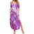 Polynesia Valentine Day Summer Maxi Dress Polynesian Sea Turtle Purple Version LT14 Women Purple - Polynesian Pride