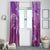 Polynesia Valentine Day Window Curtain Polynesian Sea Turtle Purple Version LT14 - Polynesian Pride