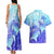 Polynesia Valentine Day Couples Matching Tank Maxi Dress and Hawaiian Shirt Polynesian Sea Turtle Turquoise Version LT14 - Polynesian Pride