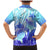 Polynesia Valentine Day Family Matching Mermaid Dress and Hawaiian Shirt Polynesian Sea Turtle Turquoise Version LT14 - Polynesian Pride