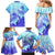 Polynesia Valentine Day Family Matching Mermaid Dress and Hawaiian Shirt Polynesian Sea Turtle Turquoise Version LT14 - Polynesian Pride