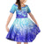 Polynesia Valentine Day Family Matching Off Shoulder Short Dress and Hawaiian Shirt Polynesian Sea Turtle Turquoise Version LT14 Daughter's Dress Turquoise - Polynesian Pride