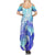 Polynesia Valentine Day Family Matching Summer Maxi Dress and Hawaiian Shirt Polynesian Sea Turtle Turquoise Version LT14 - Polynesian Pride