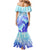 Polynesia Valentine Day Mermaid Dress Polynesian Sea Turtle Turquoise Version LT14 - Polynesian Pride