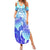 Polynesia Valentine Day Summer Maxi Dress Polynesian Sea Turtle Turquoise Version LT14 Women Turquoise - Polynesian Pride