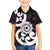 Aotearoa Koru Family Matching Long Sleeve Bodycon Dress and Hawaiian Shirt Purple Maori Paua Shell Mix Silver Fern