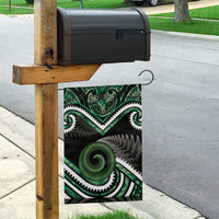 Koru Pounamu Aotearoa Garden Flag Maori Paua Shell Mix Silver Fern LT14 - Polynesian Pride