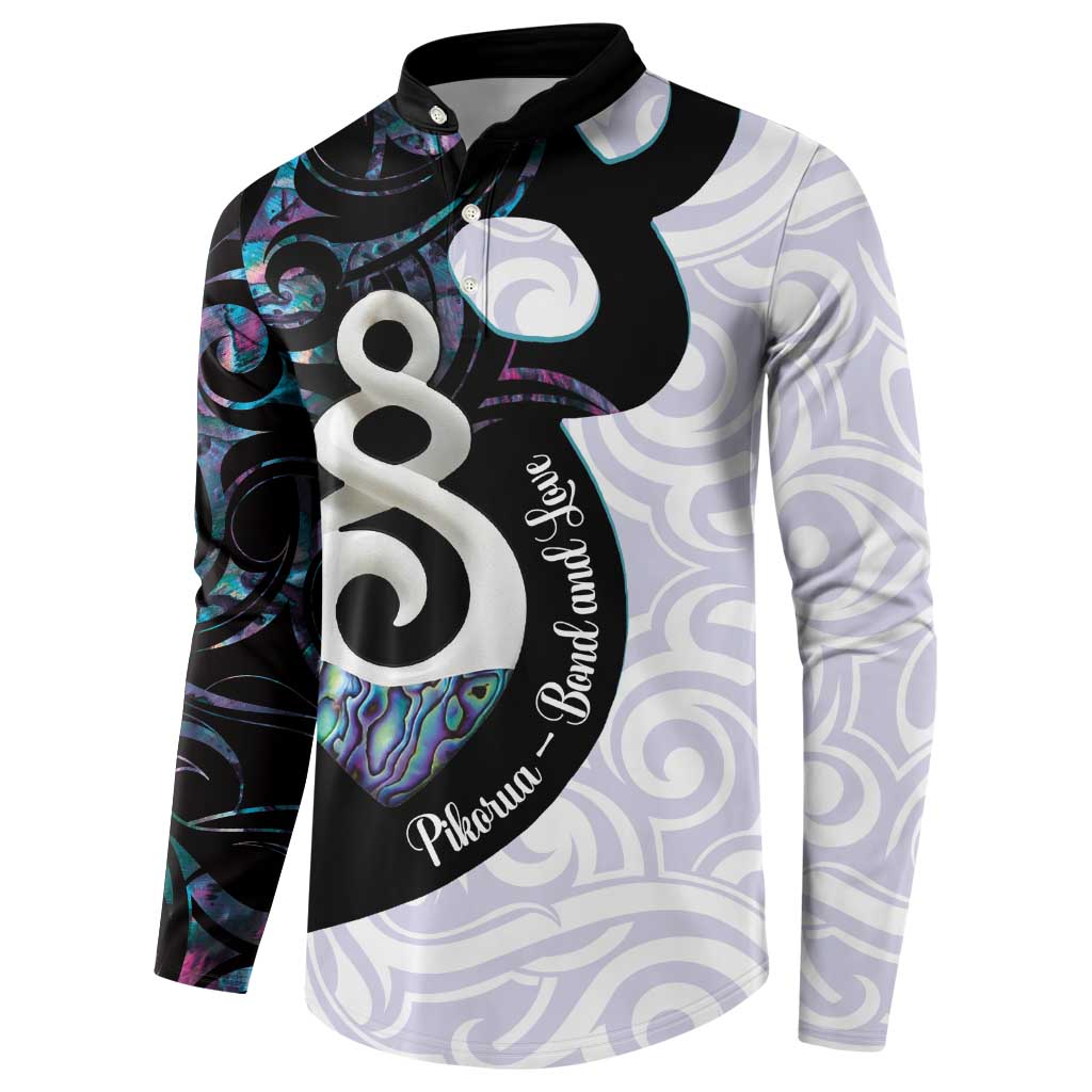 Aotearoa Pikorua Button Sweatshirt NZ Twist - Bond And Love LT14 - Polynesian Pride
