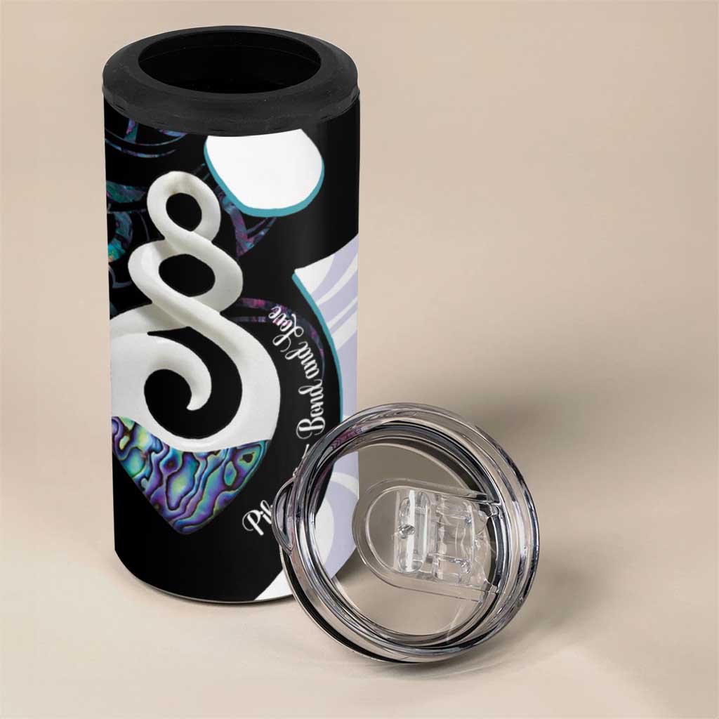 Aotearoa Pikorua 4 in 1 Can Cooler Tumbler NZ Twist - Bond And Love LT14 - Polynesian Pride