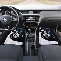 Aotearoa Pikorua Car Mats NZ Twist - Bond And Love LT14 Set 2pcs - Front White - Polynesian Pride