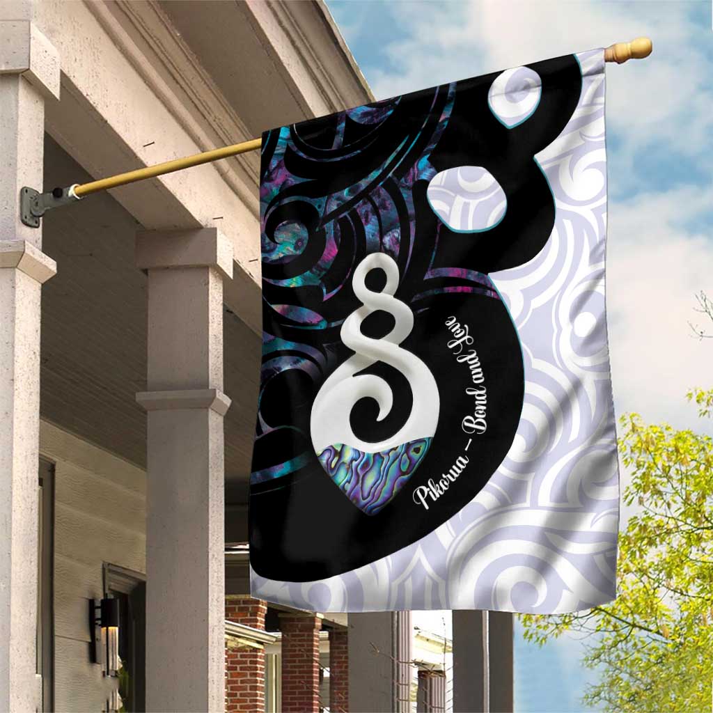 Aotearoa Pikorua Garden Flag NZ Twist - Bond And Love LT14 House Flag White - Polynesian Pride