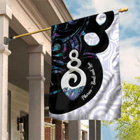 Aotearoa Pikorua Garden Flag NZ Twist - Bond And Love LT14 House Flag White - Polynesian Pride