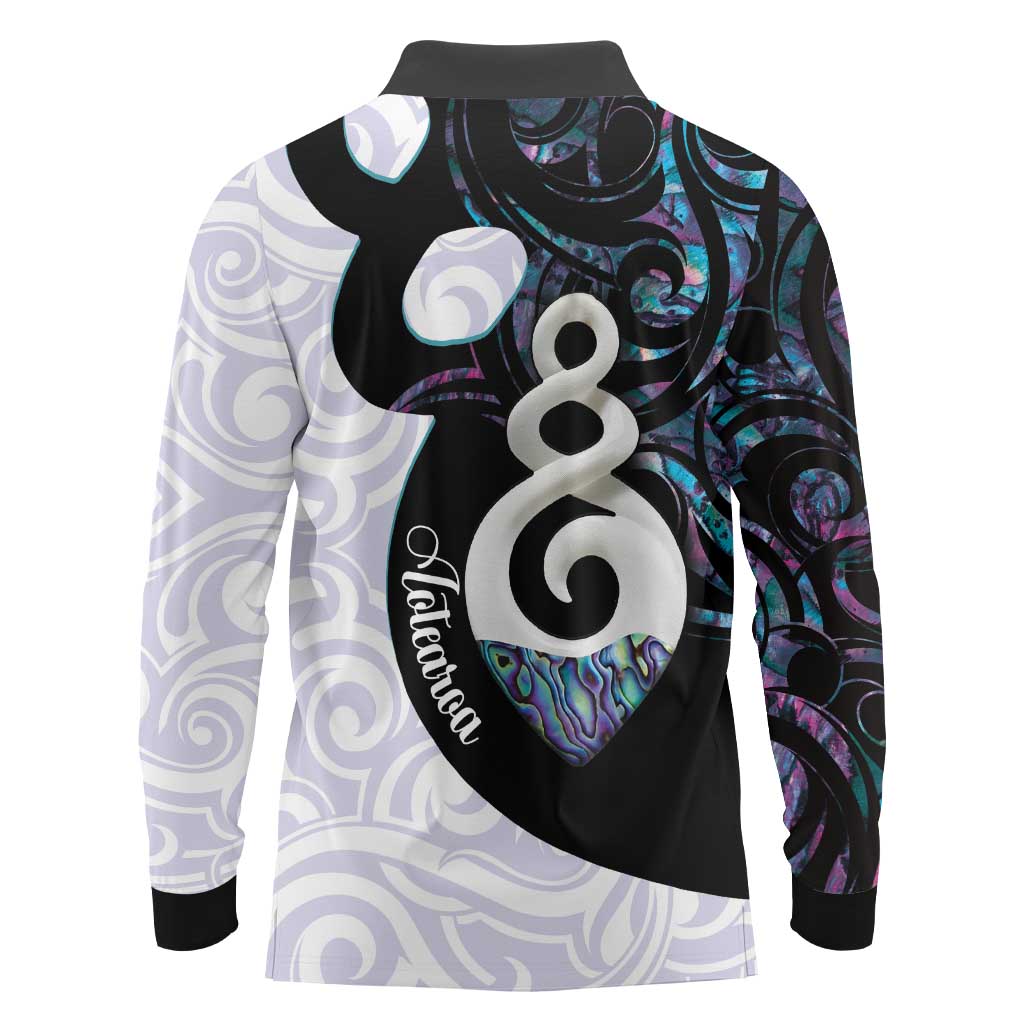 Aotearoa Pikorua Long Sleeve Polo Shirt NZ Twist - Bond And Love