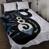 Aotearoa Pikorua Quilt Bed Set NZ Twist - Bond And Love LT14 White - Polynesian Pride