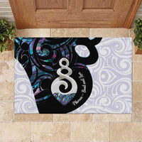 Aotearoa Pikorua Rubber Doormat NZ Twist - Bond And Love LT14 White - Polynesian Pride