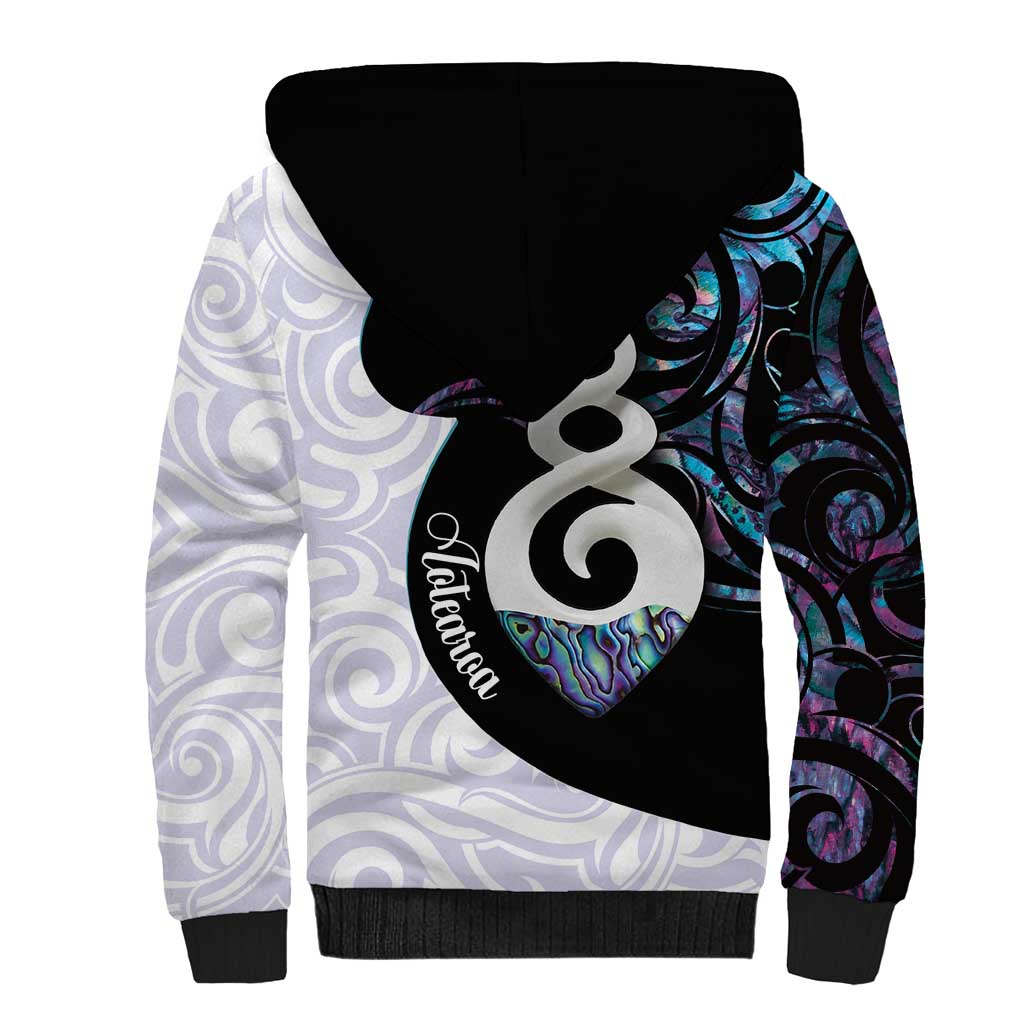 Aotearoa Pikorua Sherpa Hoodie NZ Twist - Bond And Love LT14 - Polynesian Pride
