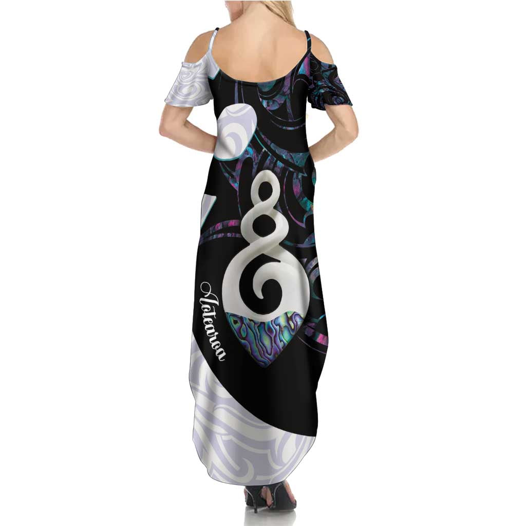 Aotearoa Pikorua Summer Maxi Dress NZ Twist - Bond And Love LT14 - Polynesian Pride