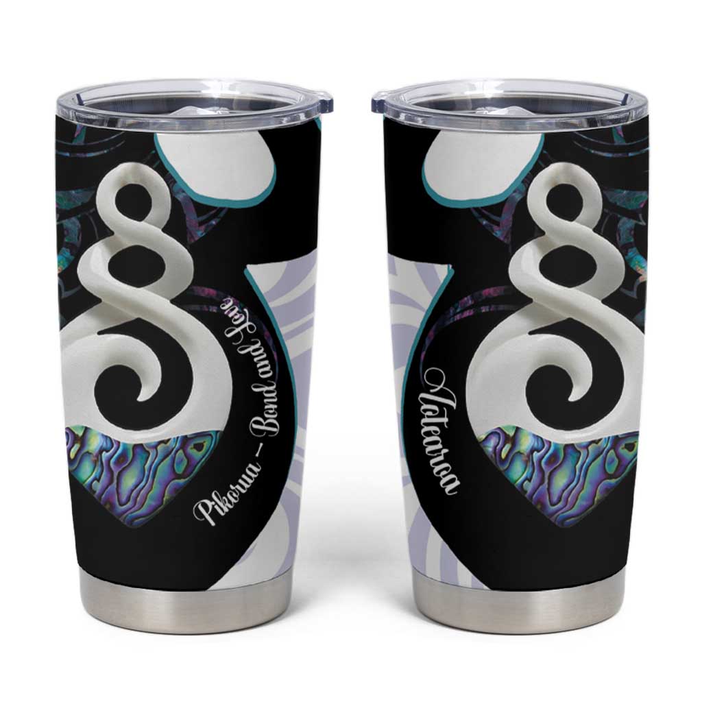 Aotearoa Pikorua Tumbler Cup NZ Twist - Bond And Love LT14 White - Polynesian Pride