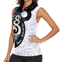 Aotearoa Pikorua Women Sleeveless Polo Shirt NZ Twist - Bond And Love